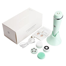 Load image into Gallery viewer, Electric facial cleansing brush Green