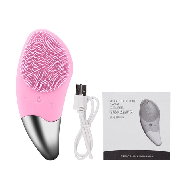 Face Washing Brush light Pink